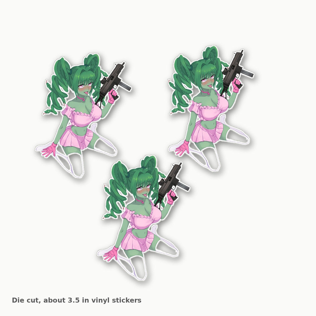 OG Medusa Chan die cut sticker