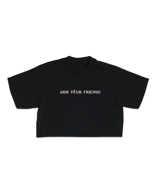 KLUX BUSTERS "CROP" WORDMARK TEE