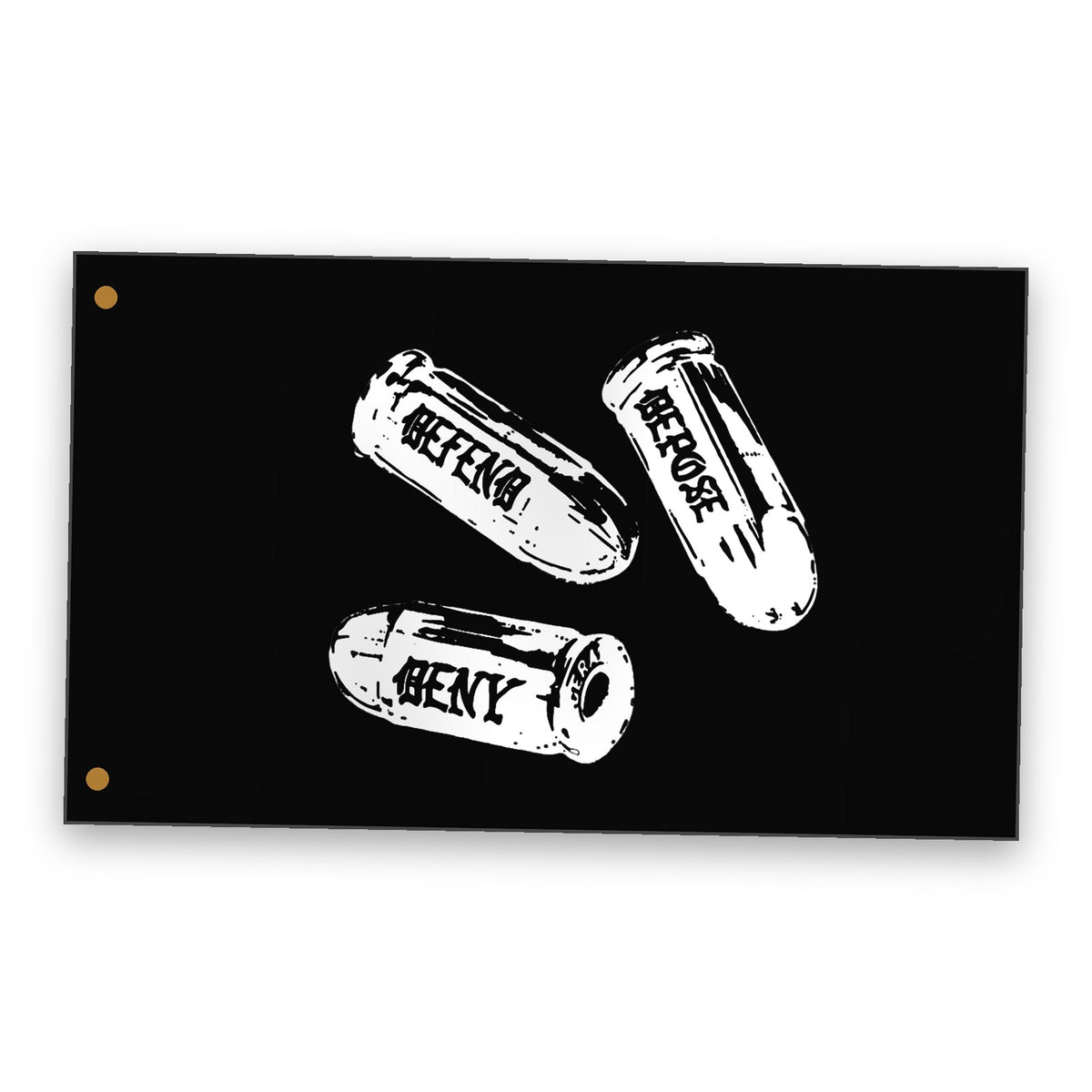 3x5 flag on white