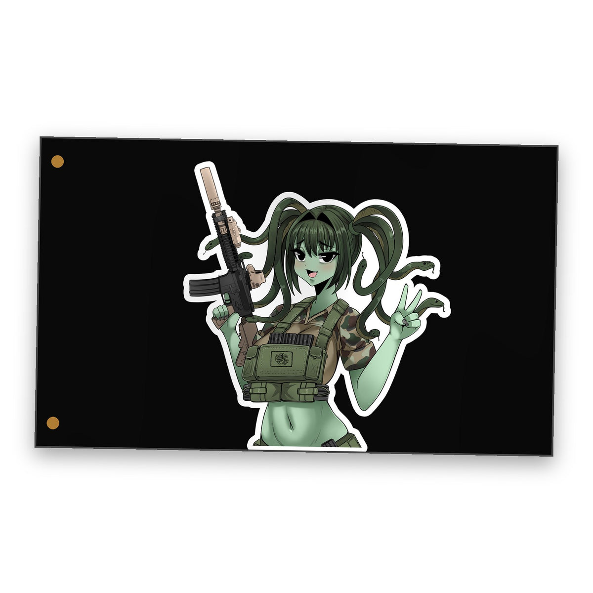 3x5 flag on white
