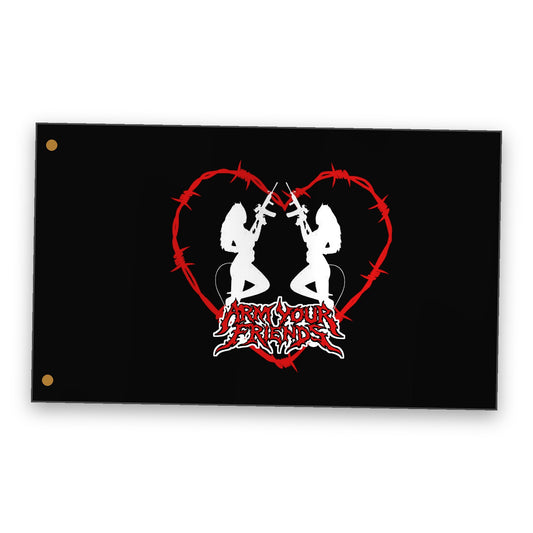 3x5 flag on white