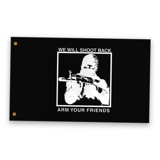 3x5 flag on white