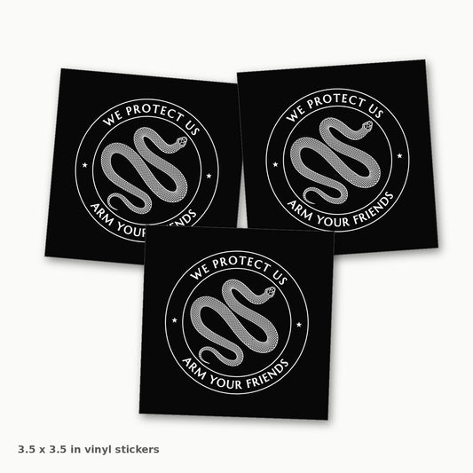 AYF Club Badge 3.5 inch square vinyl sticker