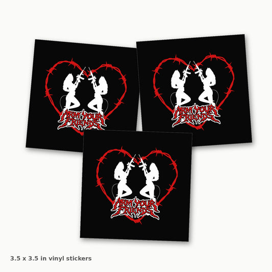 WWSB Devil 3.5 inch square vinyl sticker