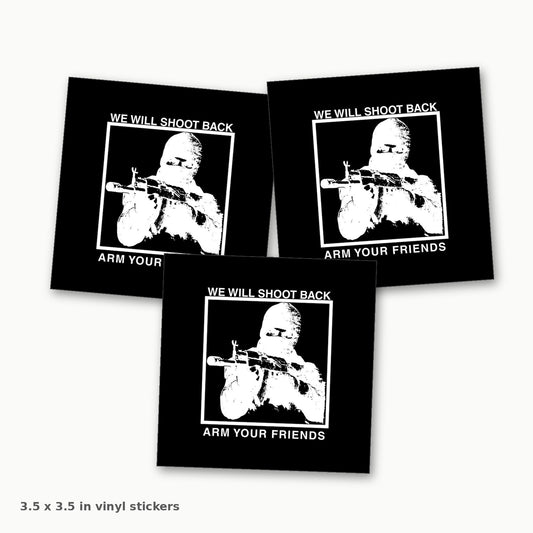 WWSB 3.5 inch square vinyl sticker