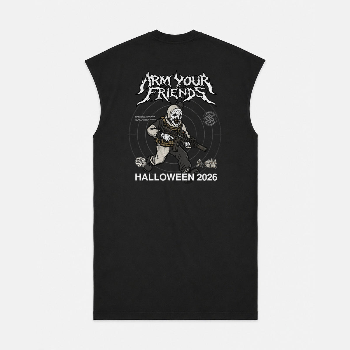 THE CLOWN PREMIUM MUSCLE TEE (DOUBLE SIDED)
