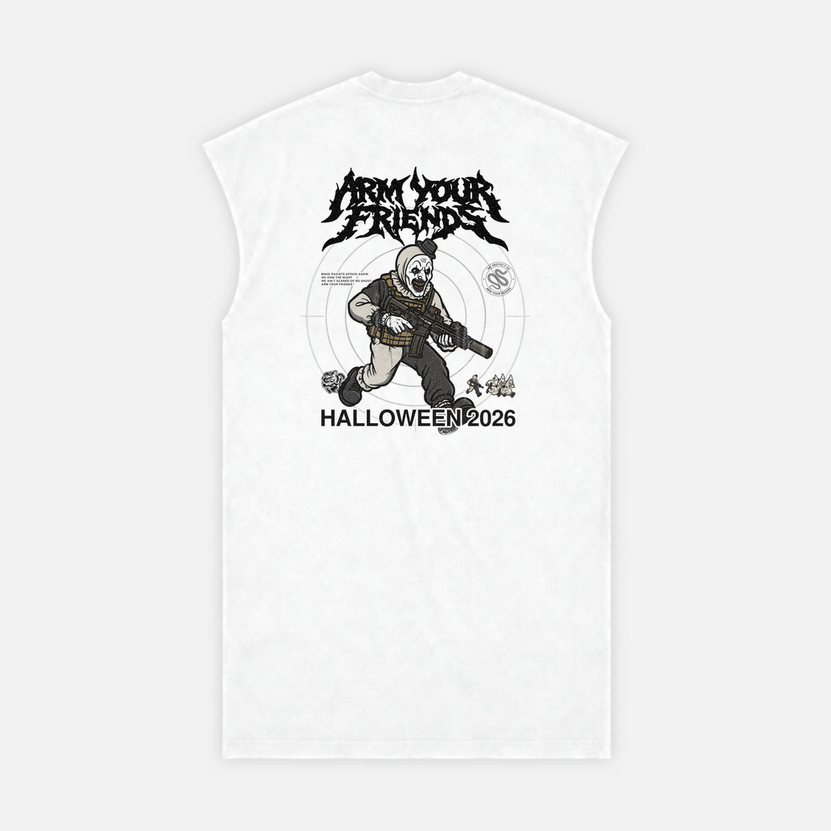 THE CLOWN PREMIUM MUSCLE TEE (DOUBLE SIDED)