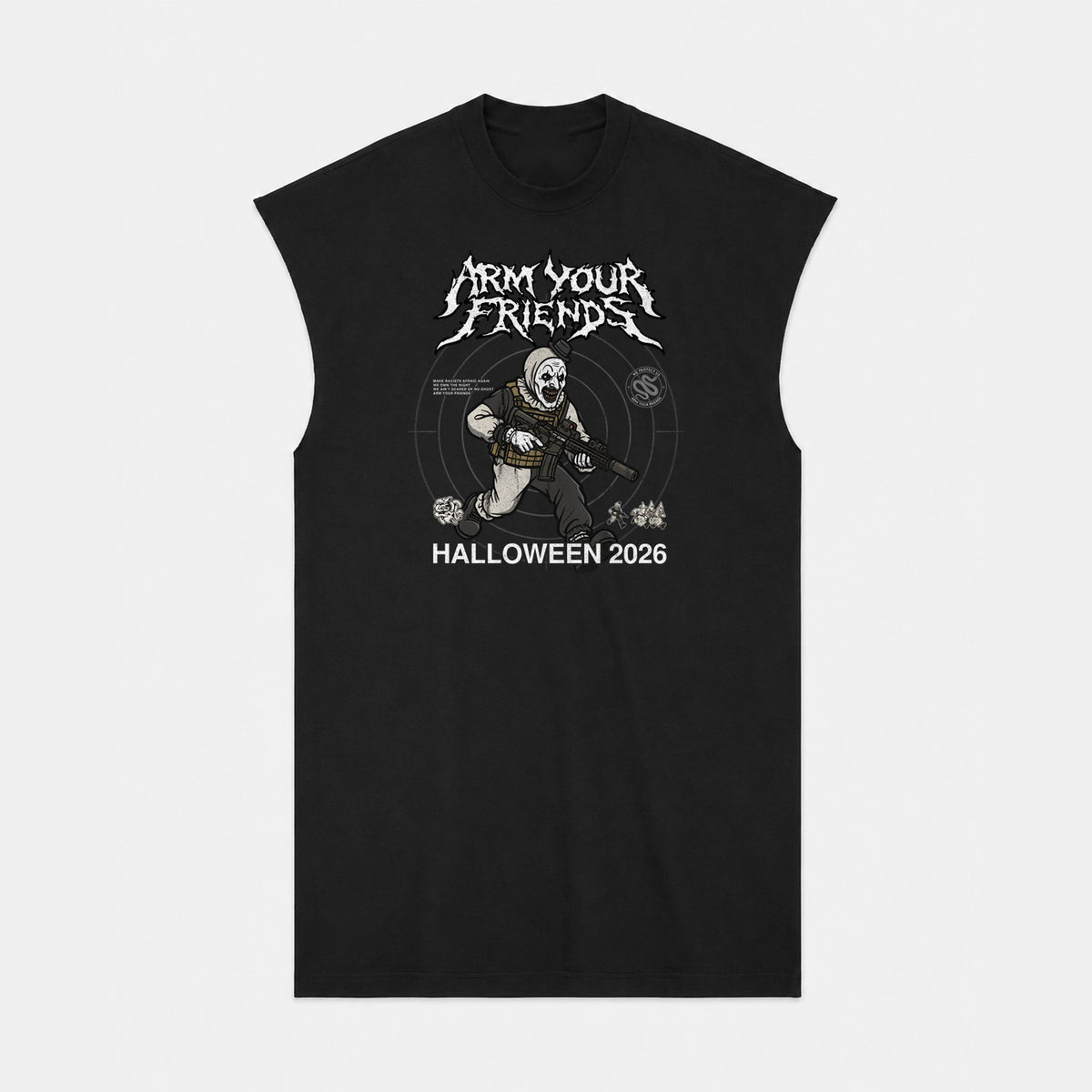 THE CLOWN PREMIUM MUSCLE TEE (FRONT ONLY)