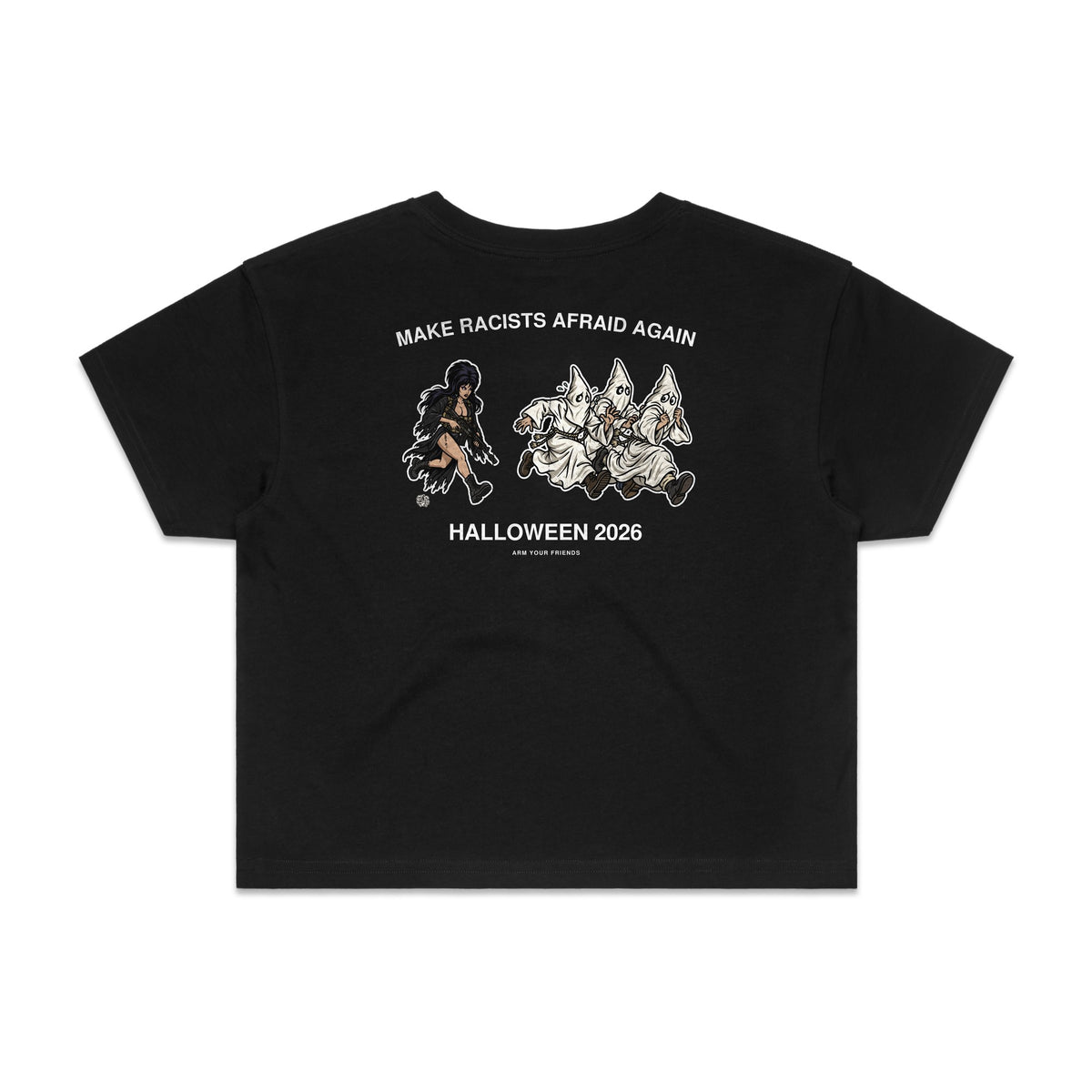 THE QUEEN CLASSIC CROP TEE (DOUBLE SIDED)