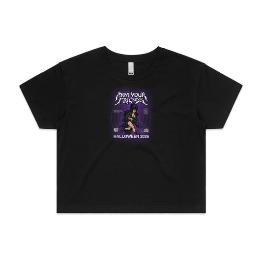 THE QUEEN PREMIUM CROP TEE (FRONT ONLY)