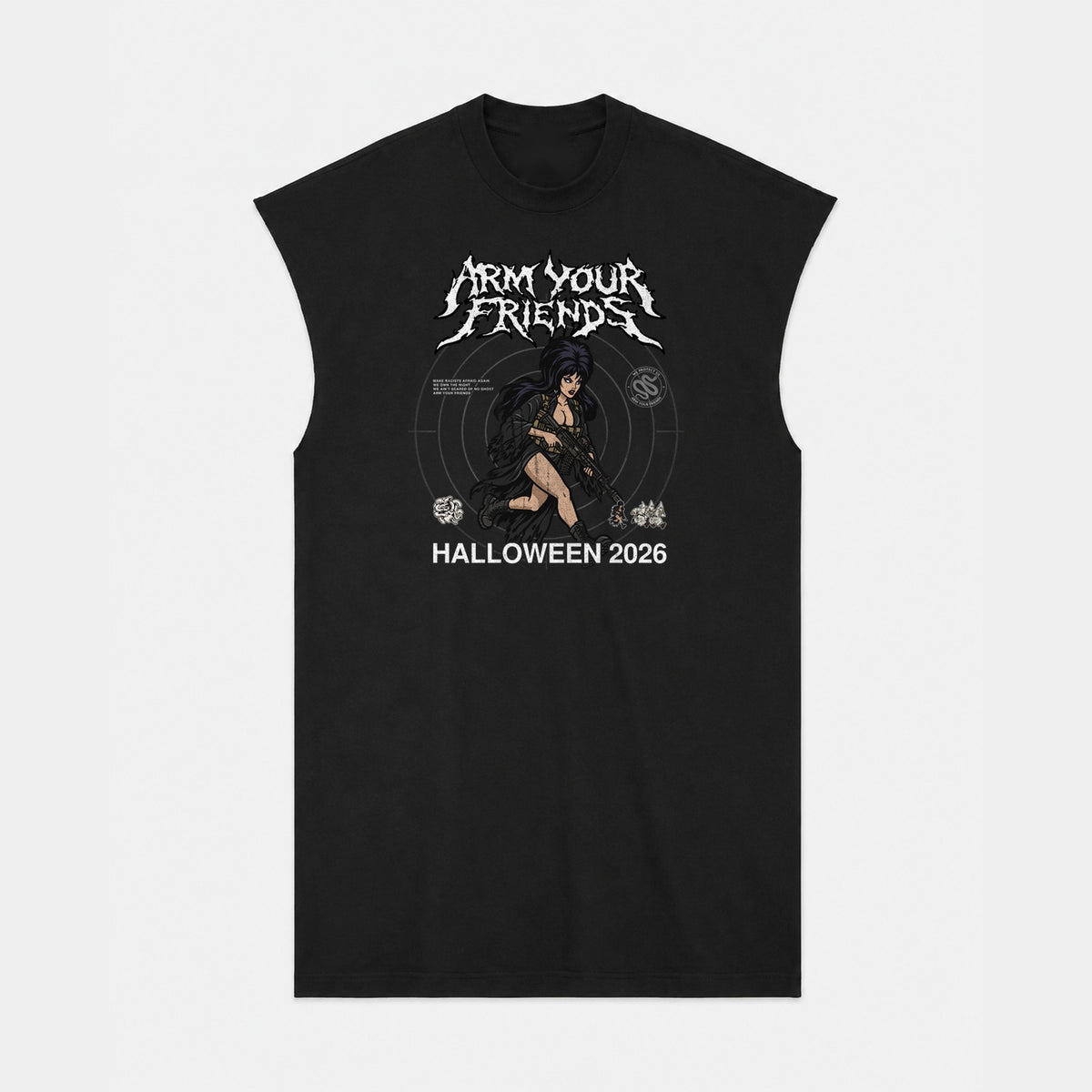 THE QUEEN PREMIUM MUSCLE TEE (FRONT ONLY)