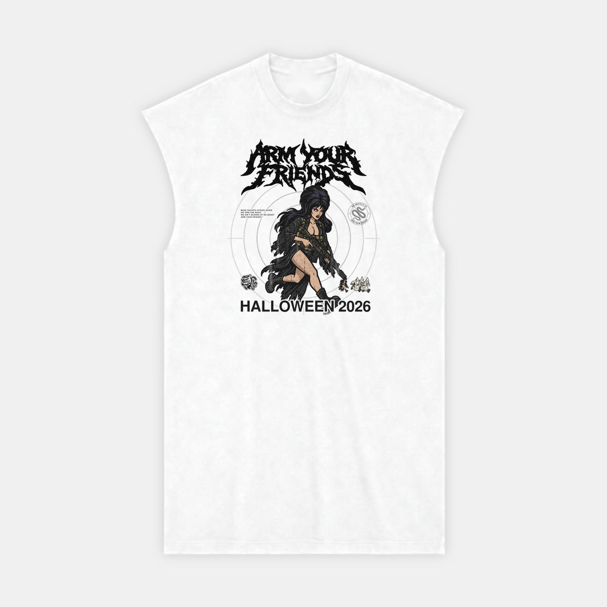 THE QUEEN PREMIUM MUSCLE TEE (FRONT ONLY)