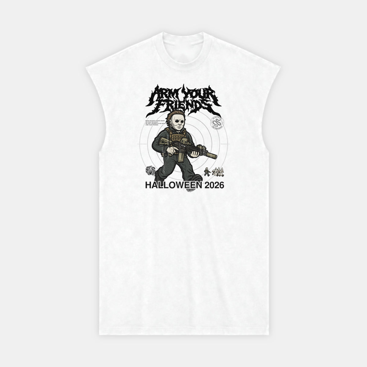 THE TEXAN PREMIUM MUSCLE TEE (FRONT ONLY)